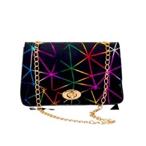 Black & Rainbow Bag